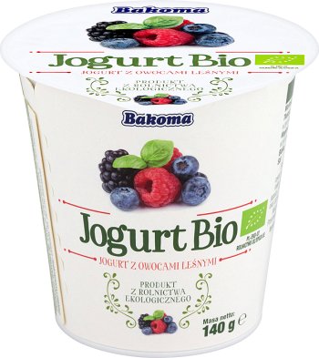 Bakoma Jogurt BIO owoce leśne