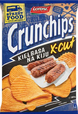 Crunchips X-Cut Street Food Колбаса на палочке