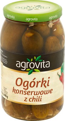 Agrovita Ogórki konserwowe z chili