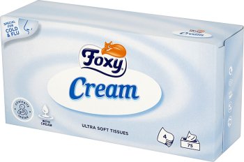 Foxy Cream Ultra miękkie chusteczki z kremem