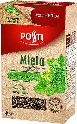 Posti menthe à base de plantes feuilles de thé