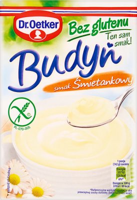 Dr. Oetker pudding gluten free flavored cream