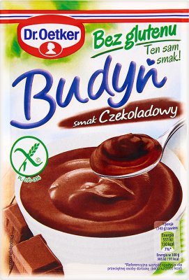 Dr. Oetker pudding gluten free chocolate flavored