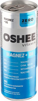 OSHEE Vitamin Energy Drink Zero fizzy sugar + magnesium, vitamins and minerals