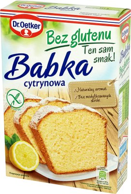 Dr. Oetker abuela libre de gluten limón