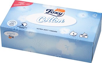 Foxy Cotton Ultra miękkie chusteczki higieniczne