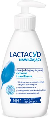 Emulsión hidratante Lactacyd para la higiene íntima de mujeres mayores de 40 años