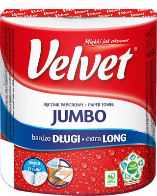 Velvet Jumbo paper towel