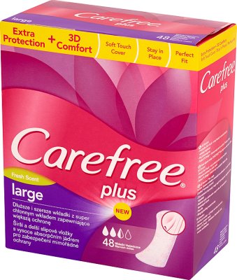 Carefree Plus Large Wkładki higieniczne Fresh Scent