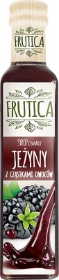 Frutica Syrop z cząstkami owoców o smaku jeżyny