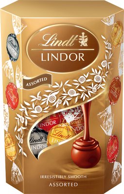 Lindt Lindor Assorted Pralinki z czekolady z nadzieniem