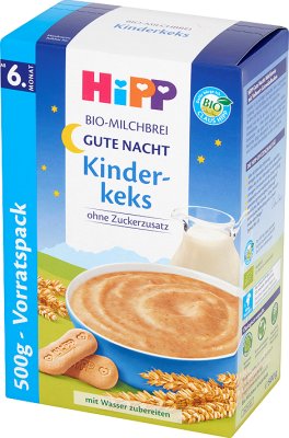 Hipp kaszka mleczno - zbożowa Na Dobranoc BIO z biszkoptami