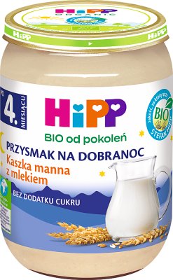 HiPP Kaszka manna z mlekiem BIO