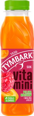 Tymbark Vitamini zumo de frambuesa, zanahoria, manzana