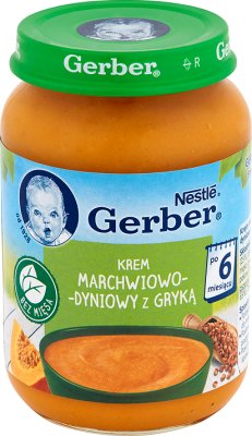 Gerber cream carrot and pumpkin