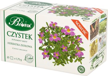 Bifix Czystek Suplement diety Herbata ziołowa