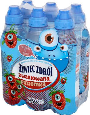 Żywiec Zdrój Napój niegazowany 6x500ml Zwariowana Poziomka