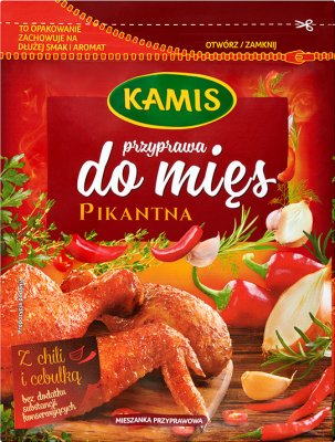 Kamis para condimentar carnes especiadas