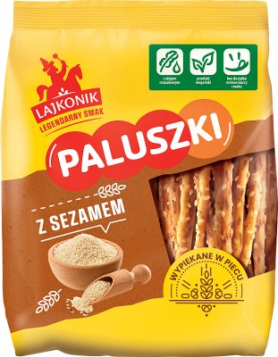 Lajkonik se pega con semillas de sésamo