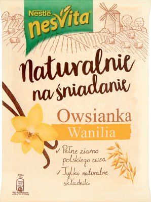 Por supuesto Nestlé Nesvita en śniadanie.Owsianka vainilla