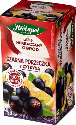 Herbapol Herbaciany Ogród herbata  owocowo-ziołowa czarna porzeczka z cytryną