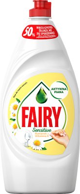 Fairy Sensitive Płyn do mycia naczyń Rumianek z witaminą E