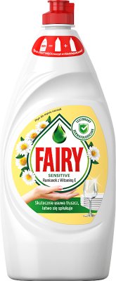 Sensitive Fairy Dishwashing liquid chamomile with vitamin E