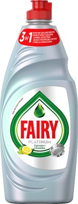 Fairy Platinum Płyn do mycia naczyń  Lemon & Lime