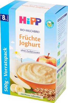 Hipp каша молоко - крупа Фрукты - йогурт БИО от 8 месяцев