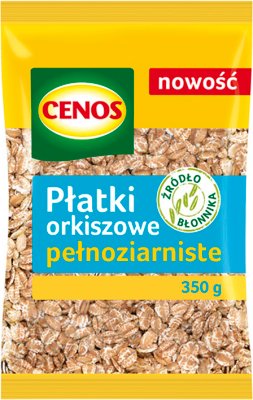 Cenos Płatki orkiszowe pełnoziarniste