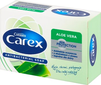 Carex антибактериальное мыло бар Алоэ Вера