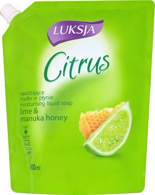 Luksja Citrus Nawilżające mydło w płynie zapas Lime & Manuka Honey