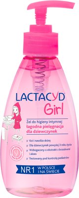 Gel de higiene íntima Lactacyd Girl para pieles delicadas y sensibles