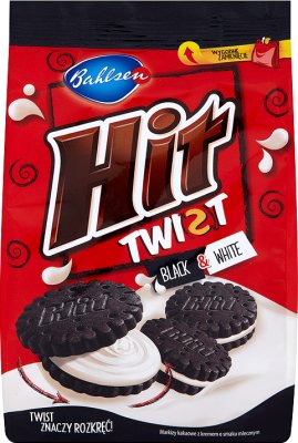 Hit twist Black & White biscuits awnings cream flavored milk