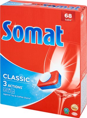 Somat tabletas clásicas para lavavajillas 3 Acciones