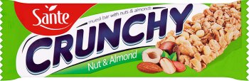 Sante Crunchy muesli cereal bar with nuts and almonds