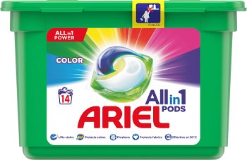 Las cápsulas para Ariel Color de lavado 3en1