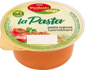 Drosed Pasta sojowa z pomidorami