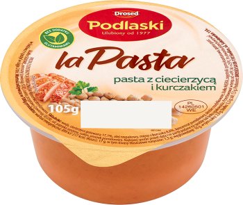 Drosed Pasta z ciecierzycą i kurczakiem