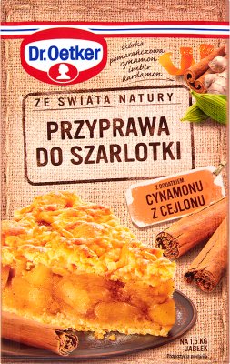 Dr.Oetker Gewürz für Apfelkuchen mit Zimt aus Ceylon