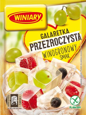 Winiary transparent jelly grape flavor