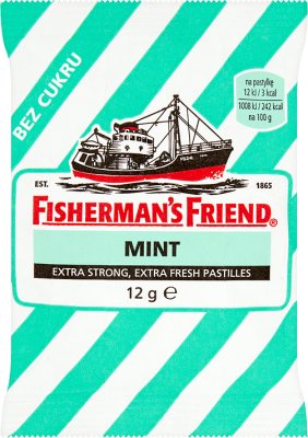 Fisherman's Friend Mint pills mint flavor without sugar