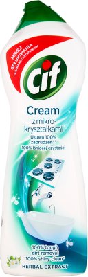 Cif Cream Mleczko do czyszczenia z mikrokryształkami Herbal Extract