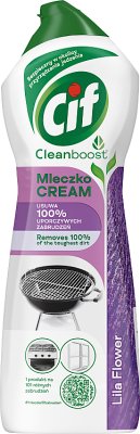 Cif Cream Milk cleaning mikrokryształkami Lila Flowers