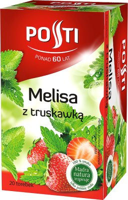 Posti herbatka ziołowa ekspresowa Melisa z truskawką