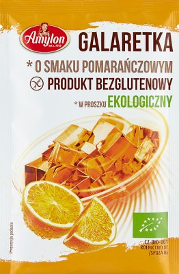 Amylon jelly with orange flavor