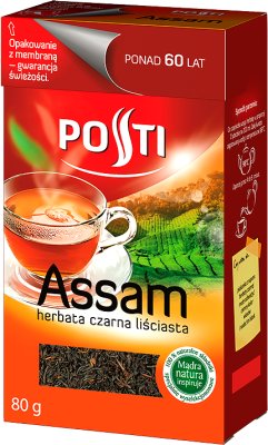 Posti Assam black tea leaf