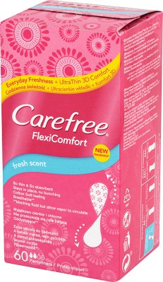Carefree Flexi Comfort Wkładki higieniczne Fresh Scent