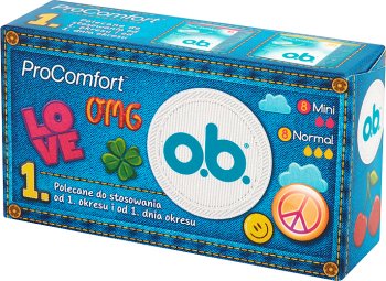 ProComfort OB tampones Mini 8 + 8 Normal
