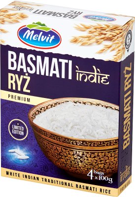 Melvit Ryż Basmati Indie 4x100 g